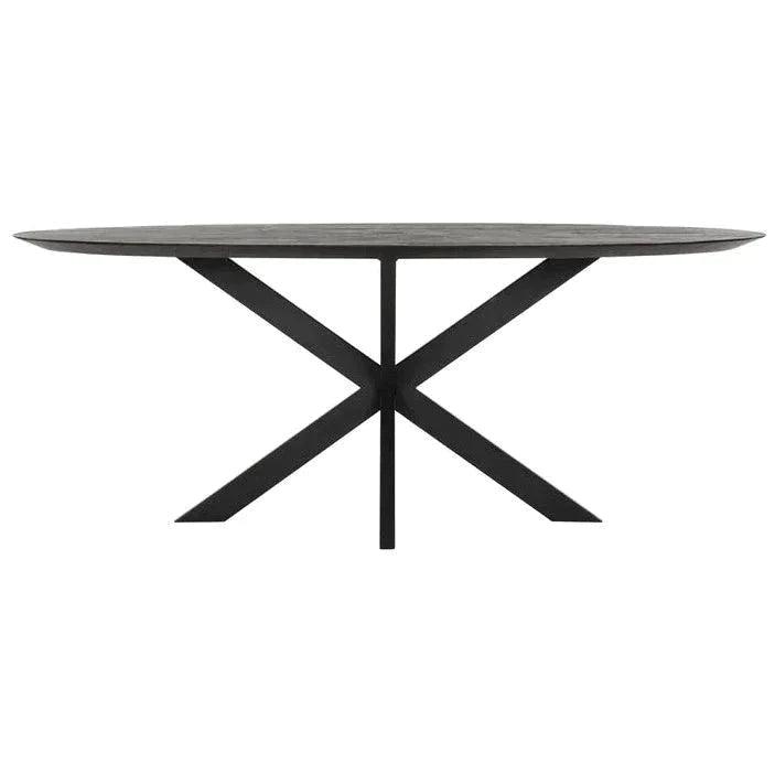 DTP Home Timeless black Eettafel Shape Ovaal 280cm - Eetkamertafel - DTP Home - livinglovely.nl