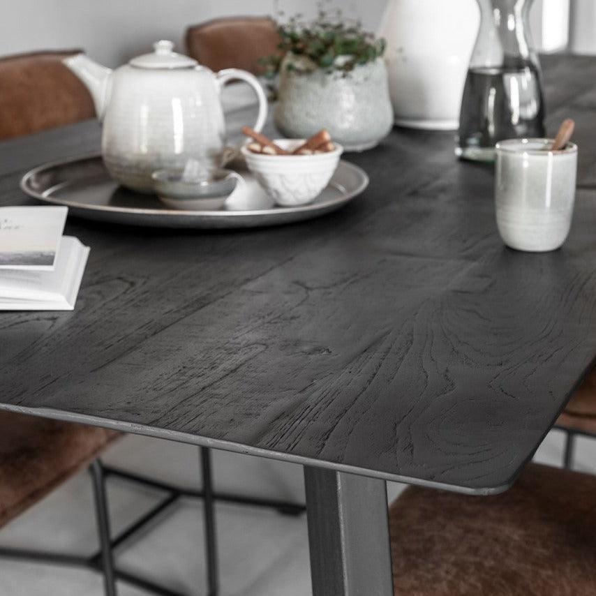 DTP Home Timeless Black Eettafel Shape Rechthoekig 225cm , Eetkamertafel , DTP Home , livinglovely.nl