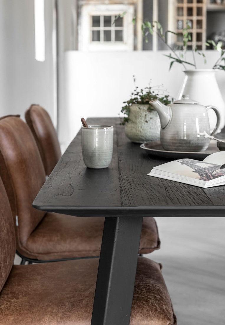 DTP Home Timeless Black Eettafel Shape Rechthoekig 225cm , Eetkamertafel , DTP Home , livinglovely.nl