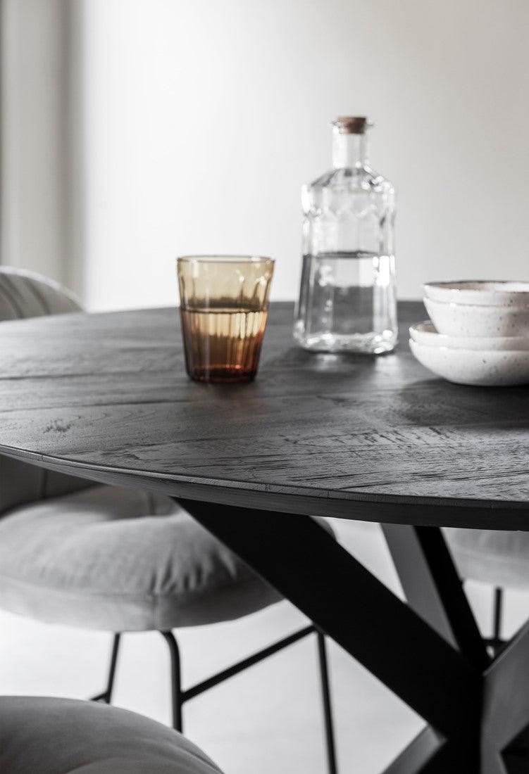 DTP Home Timeless Black Eettafel Shape Rond 150cm , Eetkamertafel , DTP Home , livinglovely.nl