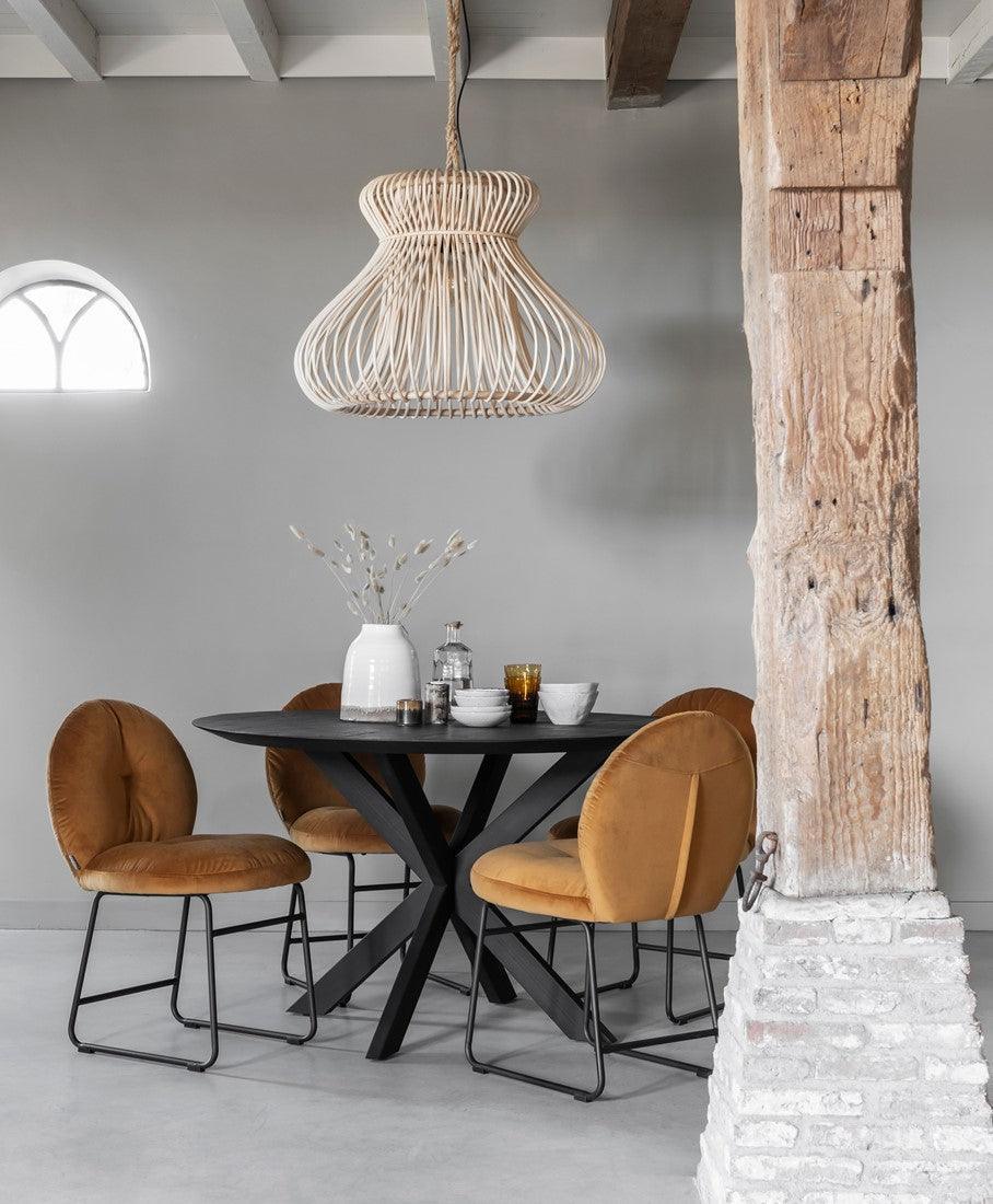 DTP Home Timeless Black Eettafel Shape Rond 150cm , Eetkamertafel , DTP Home , livinglovely.nl