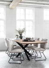 DTP Home Timeless Eettafel Curves 260cm , Eetkamertafel , DTP Home , livinglovely.nl