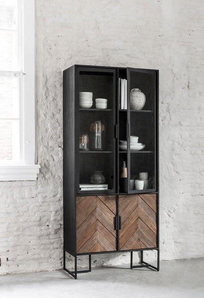 DTP Home Vitrinekast Criss Cross - Vitrinekast - DTP Home - livinglovely.nl