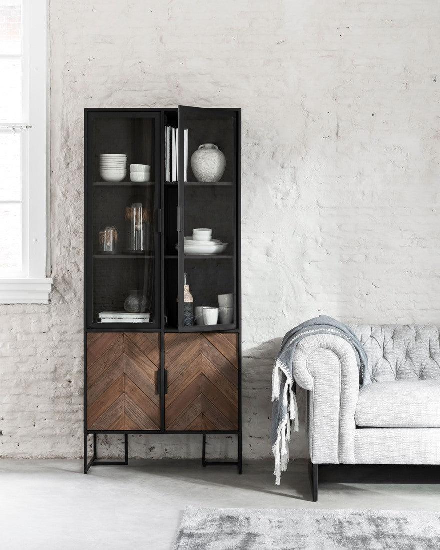 DTP Home Vitrinekast Criss Cross - Vitrinekast - DTP Home - livinglovely.nl
