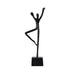 Eagen Black casted alu statue kung fu man PTMD - Beeld - PTMD - livinglovely.nl