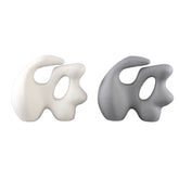 Eddison Cream ceramic matt glazed statue organic PTMD - Beeld - PTMD - livinglovely.nl