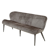 Eetkamerbank 7 Thor Mocca 200x70x87cm PTMD - Eetkamerbank - PTMD - livinglovely.nl