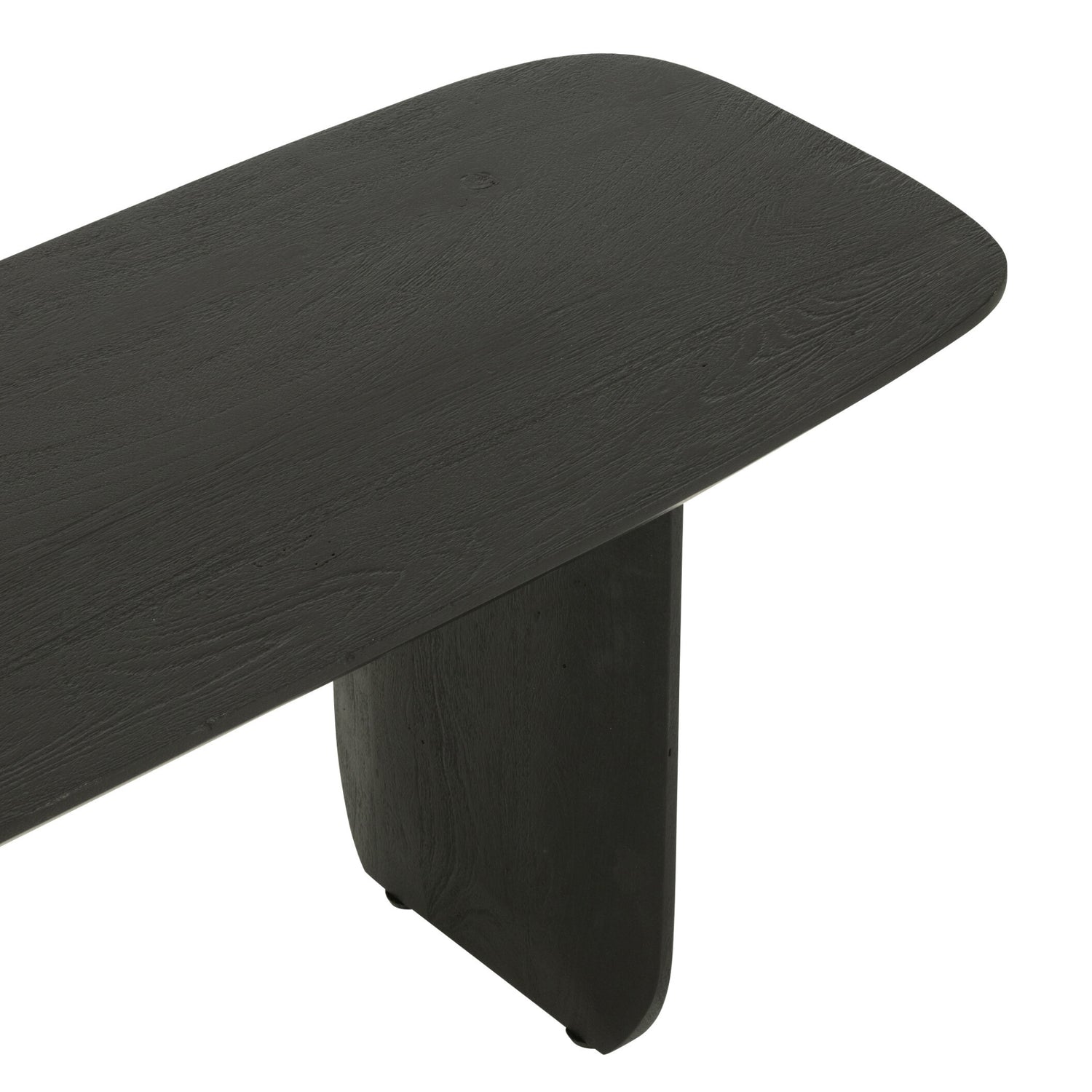 Eetkamerbank Acaciahout Zwart 190cm J-Line - Eetkamerbank - J-Line - livinglovely.nl