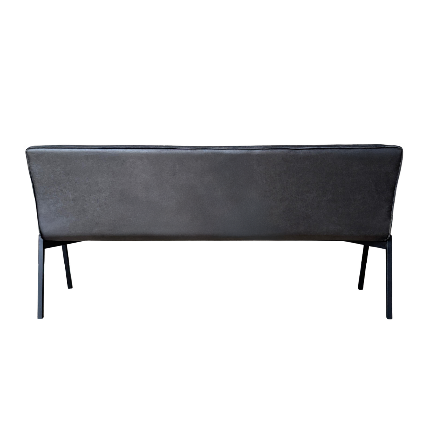 Eetkamerbank Tivoli 185 cm in antraciet eco leer uit de Tivoli eetkamerserie