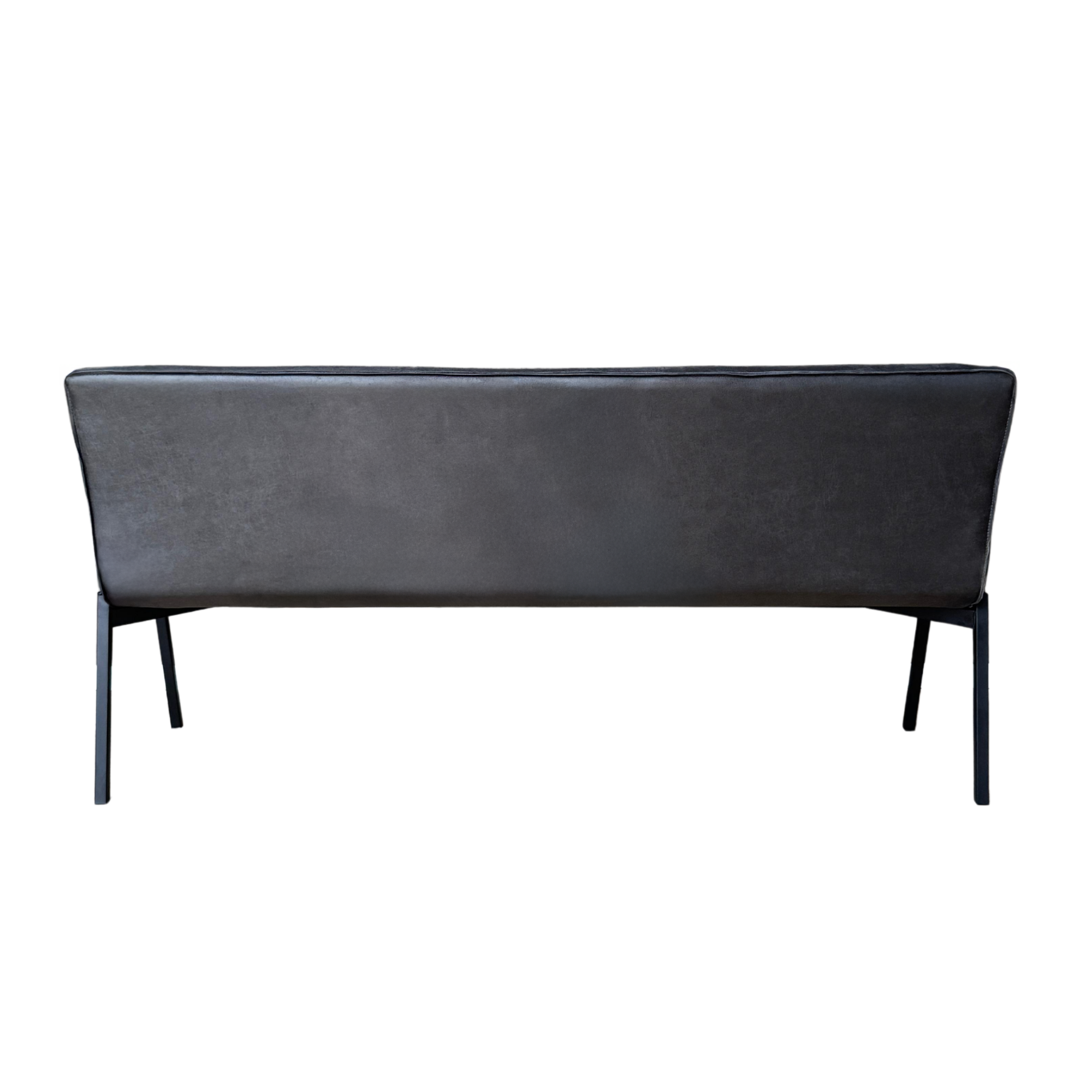 Eetkamerbank Tivoli 185 cm in antraciet eco leer uit de Tivoli eetkamerserie