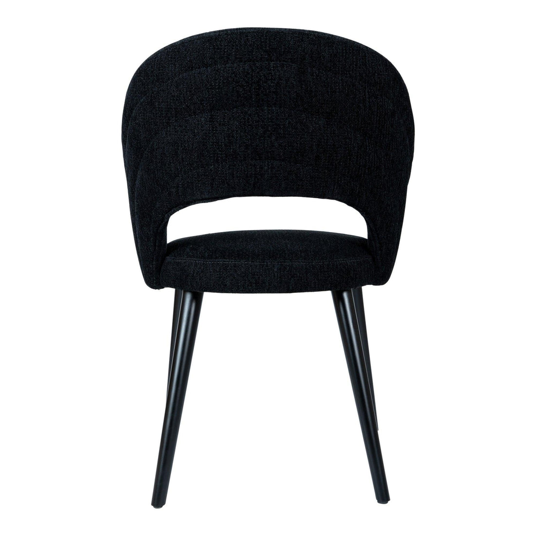 Eetkamerstoel Abierto Black 102200 Nanci Fabric PTMD - Eetkamerstoel - PTMD - livinglovely.nl