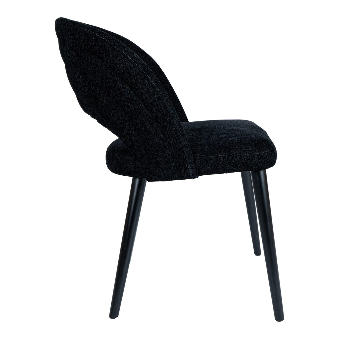 Eetkamerstoel Abierto Black 102200 Nanci Fabric PTMD - Eetkamerstoel - PTMD - livinglovely.nl