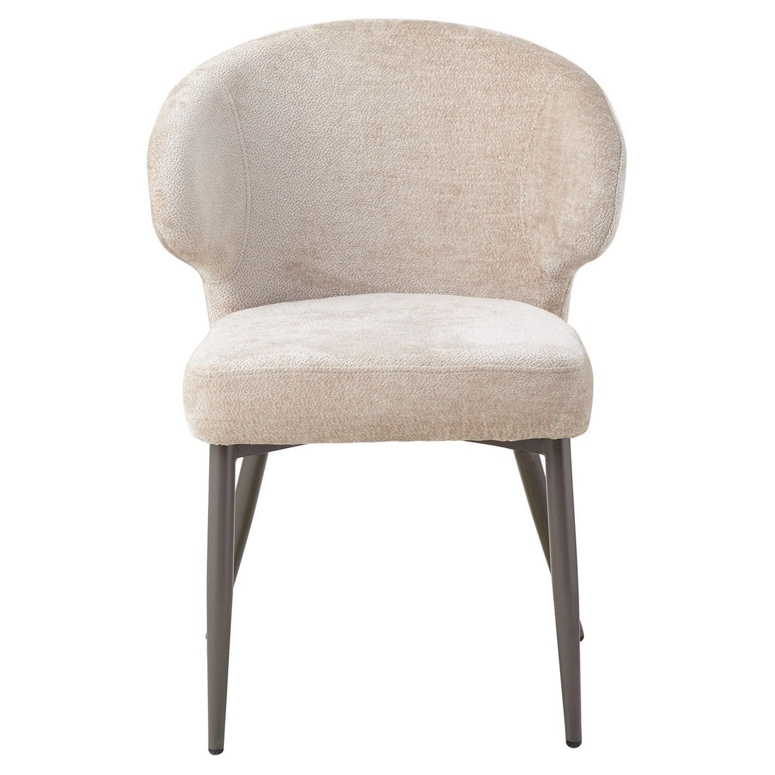 Eetkamerstoel Ares Cream Aphrodite 3 Beige Clay Leg PTMD - Eetkamerstoel - PTMD - livinglovely.nl