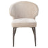 Eetkamerstoel Ares Cream Aphrodite 3 Beige Clay Leg PTMD - Eetkamerstoel - PTMD - livinglovely.nl