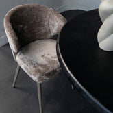 Eetkamerstoel Ares Grey Aphrodite 7 Mocco Clay Leg PTMD - Eetkamerstoel - PTMD - livinglovely.nl