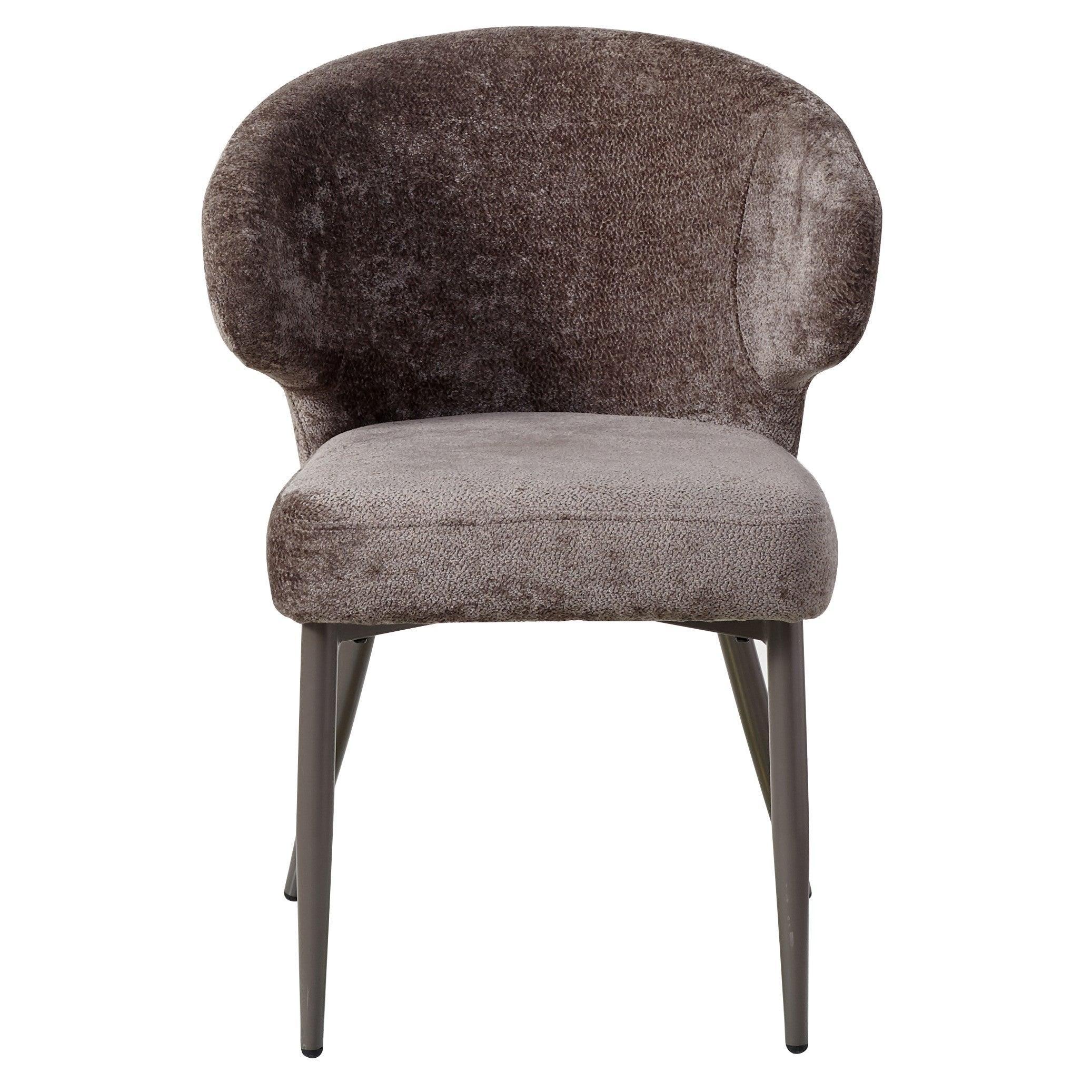 Eetkamerstoel Ares Grey Aphrodite 7 Mocco Clay Leg PTMD - Eetkamerstoel - PTMD - livinglovely.nl