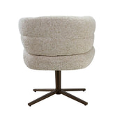 Achterkant van de eetkamerstoel Blake Beige