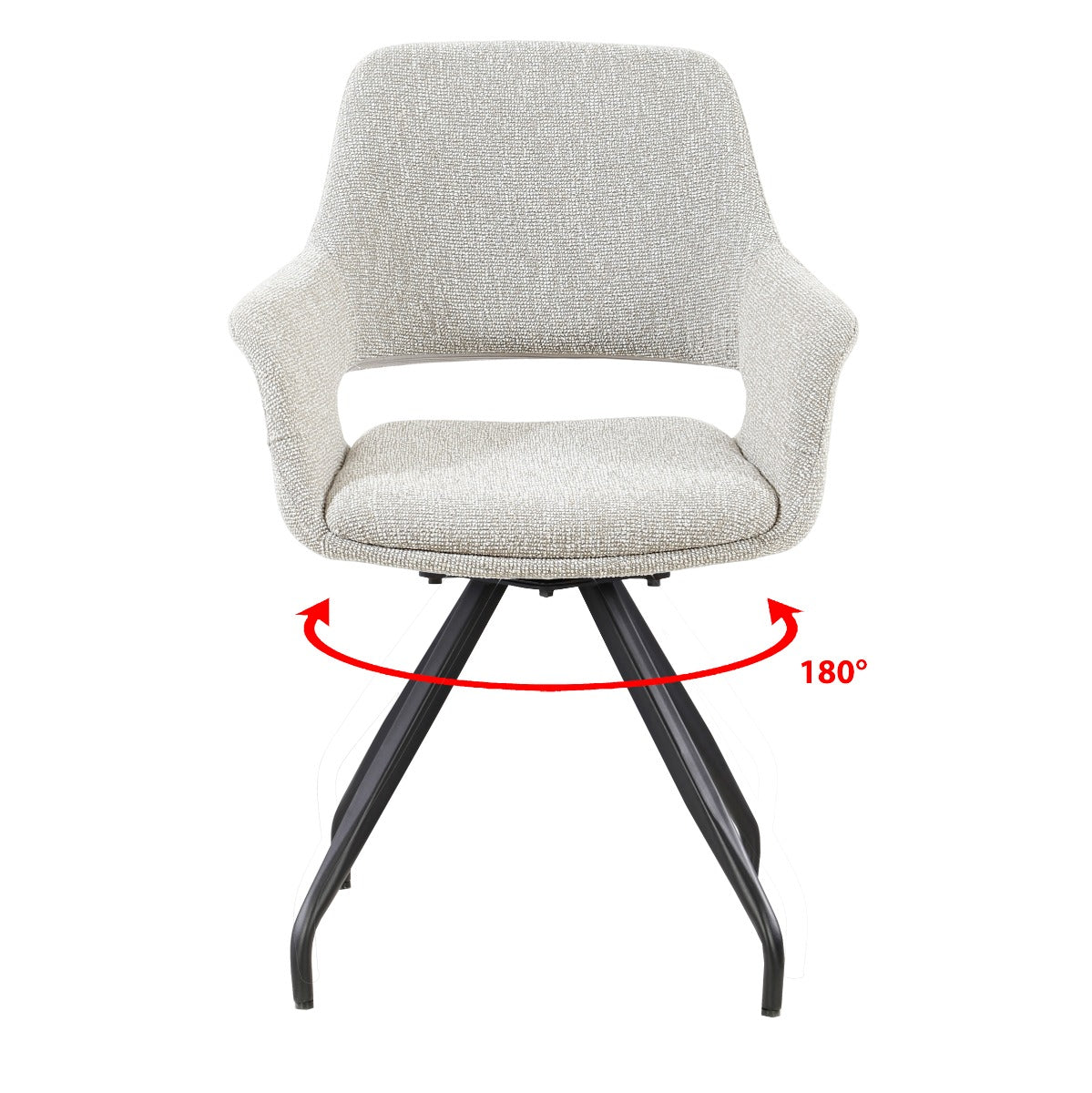 Capp eetkamerstoel van Livingfurn in beige lodge