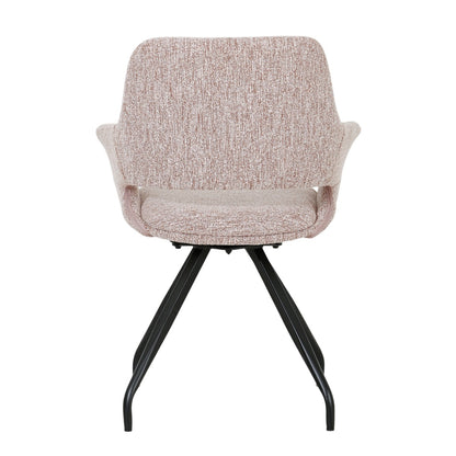 Draaibare eetkamerstoel Capp Blossom Lodge van Livingfurn, B61cm x D61cm x H88cm