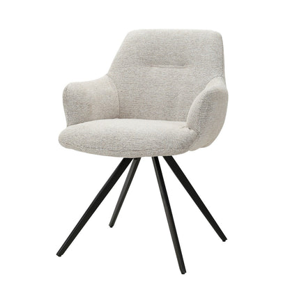 Eetkamerstoel Doreen Sneak Natural Set van 2 van Livingfurn