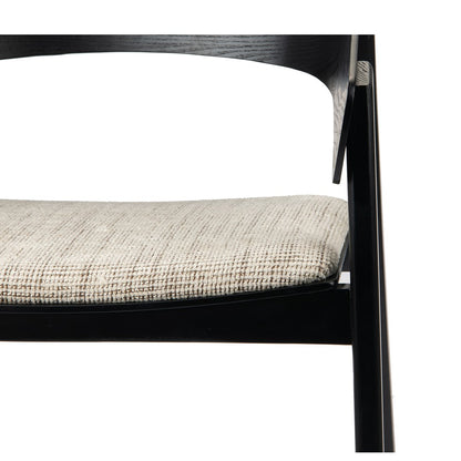 Eetkamerstoel Edo Zwart - Set van 2 - Pole To Pole - Eetkamerstoel - Pole To Pole - livinglovely.nl