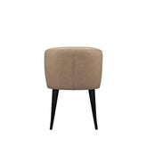 Eetkamerstoel Fiori - 57x56x80 cm - Leer - Zand PTMD - Eetkamerstoel - PTMD - livinglovely.nl