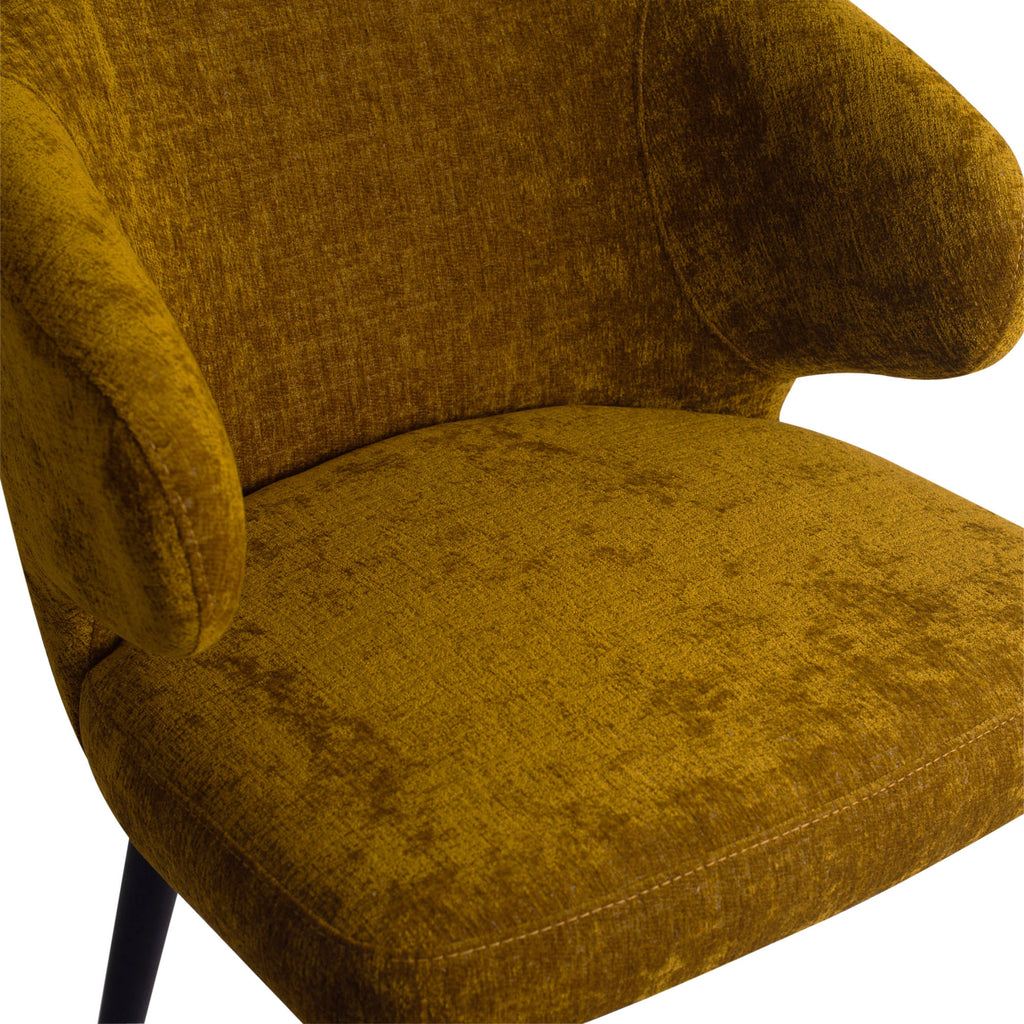 Eetkamerstoel Fiori Yellow 6057 PTMD - Eetkamerstoel - PTMD - livinglovely.nl