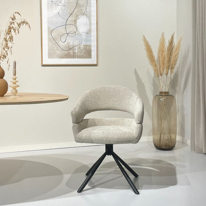 Eetkamerstoel Linn Toffee Set van 2 in een interieur