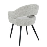 Livingfurn Megan eetkamerstoel Bisque Oasis, set van twee