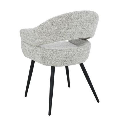 Livingfurn Megan eetkamerstoel Bisque Oasis, set van twee