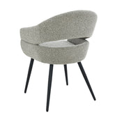 Livingfurn Megan eetkamerstoel Taupe, set van twee