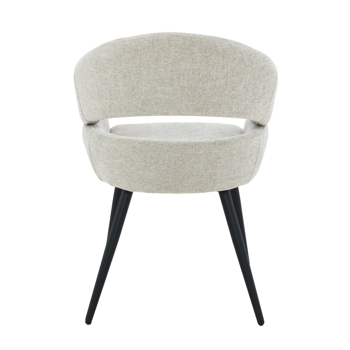 eetkamerstoel Megan toffee, B58cm x D62cm x H85cm
