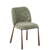 Eetkamerstoel Metaal Olijfgroen van J-Line, negende weergave van de olijfgroene stoel
