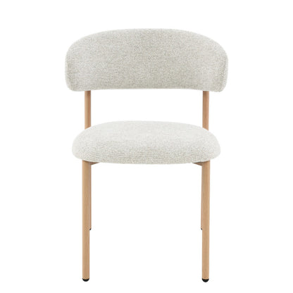eetkamerstoel Micah Hush Oak van Livingfurn, B54,4cm x D58cm x H78cm per stoel