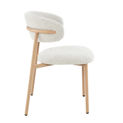 Micah eetkamerstoel van Livingfurn in hush oak