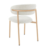 Livingfurn Micah eetkamerstoel Hush Oak, set van twee