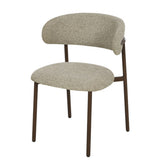 Eetkamerstoel Micah Hush Walnut Set van 2 van Livingfurn
