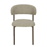eetkamerstoel Micah Hush Walnut van Livingfurn, B54,5cm x D58cm x H78cm per stoel