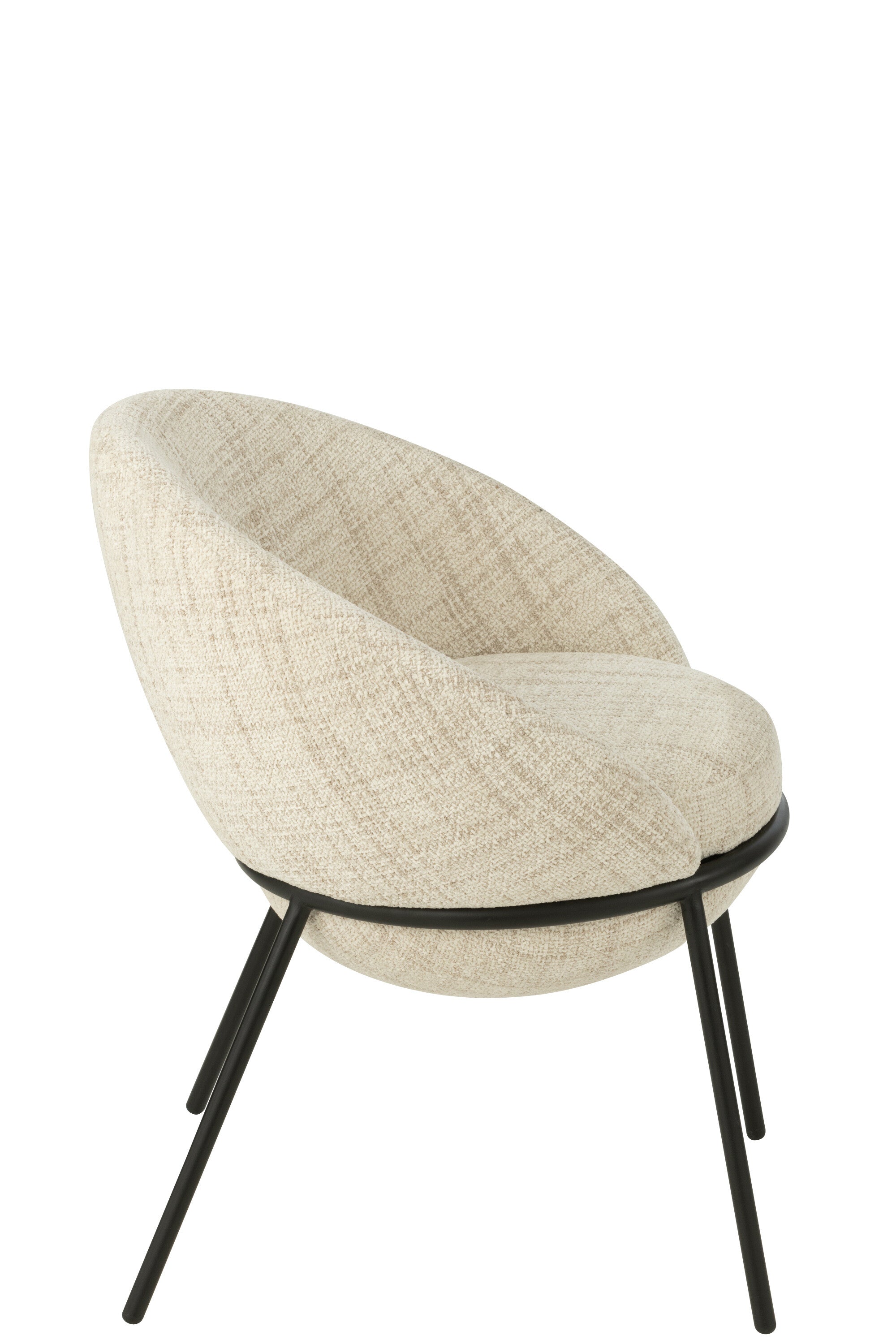 Eetkamerstoel Napoli Beige- J-Line - Eetkamerstoel - J-Line - livinglovely.nl