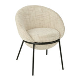 Eetkamerstoel Napoli Beige- J-Line - Eetkamerstoel - J-Line - livinglovely.nl