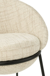 Eetkamerstoel Napoli Beige- J-Line - Eetkamerstoel - J-Line - livinglovely.nl