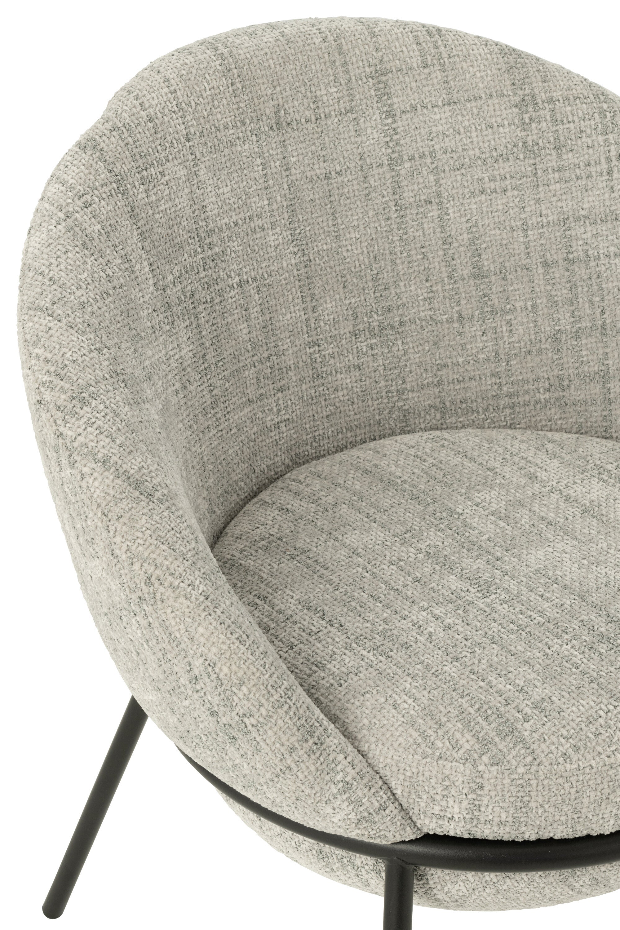 Eetkamerstoel Napoli Grijs- J-Line - Eetkamerstoel - J-Line - livinglovely.nl