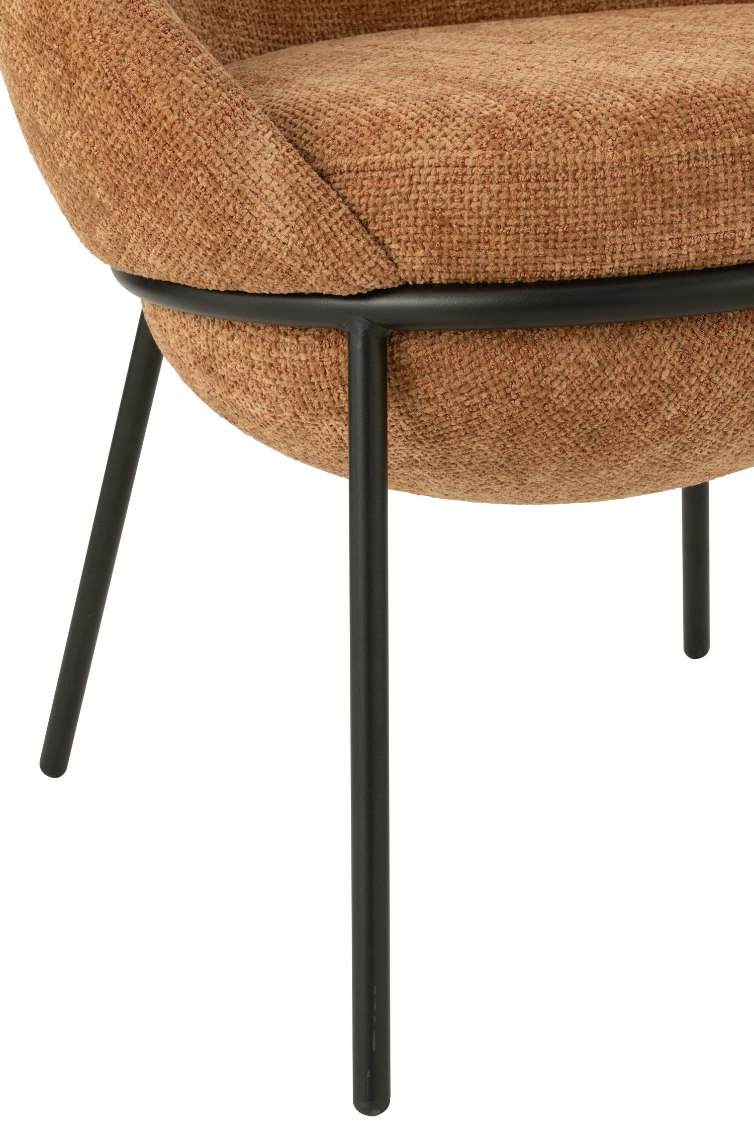 Eetkamerstoel Napoli Terracotta- J-Line - Eetkamerstoel - J-Line - livinglovely.nl