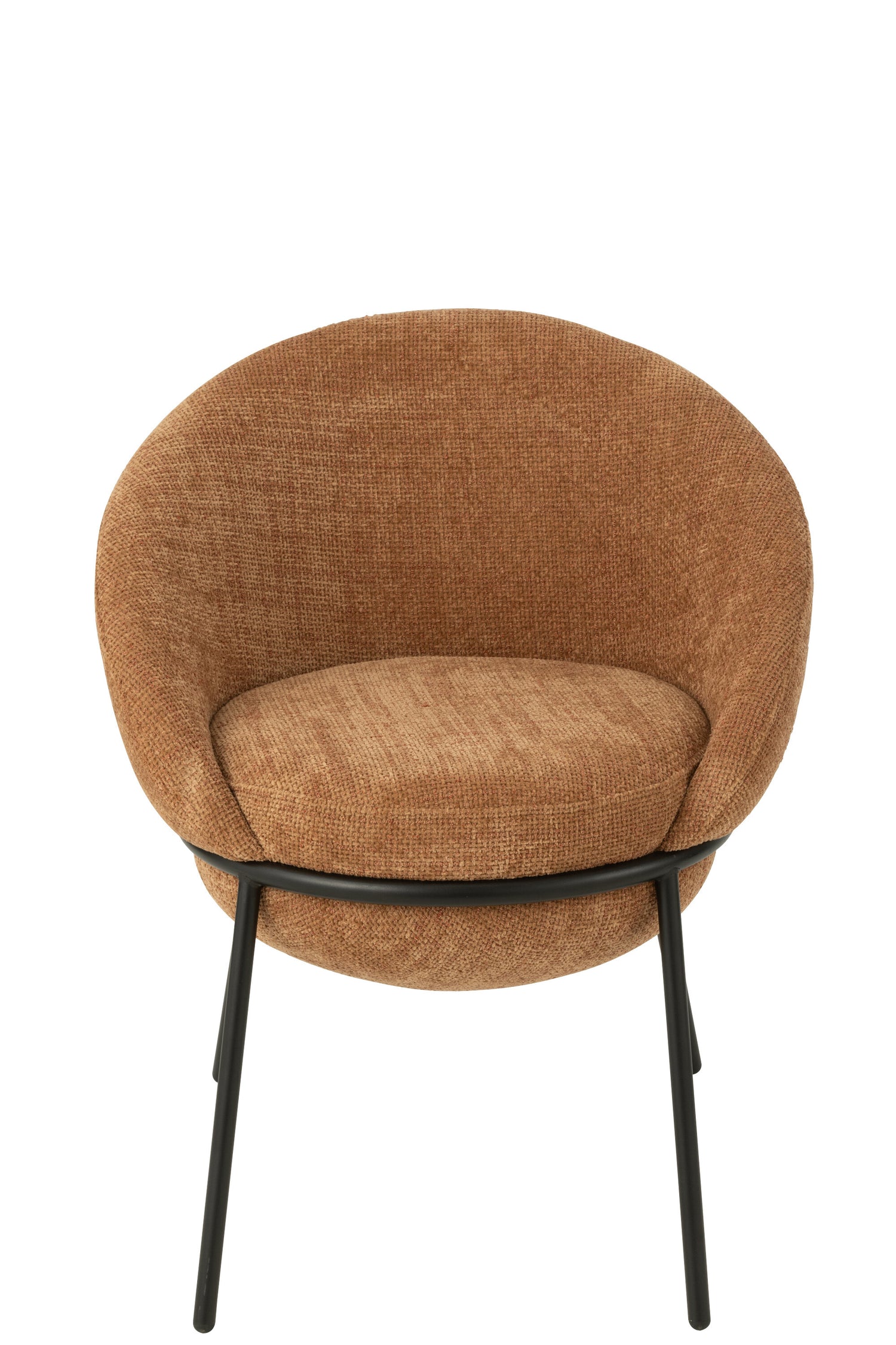 Eetkamerstoel Napoli Terracotta- J-Line - Eetkamerstoel - J-Line - livinglovely.nl