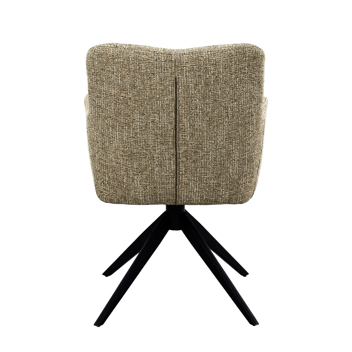 Draaibare eetkamerstoel Tara beige, B62,5cm x D58cm x H88,5cm