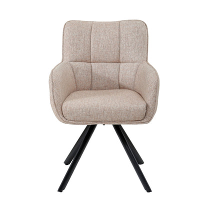 Tori eetkamerstoel van Livingfurn in salmon