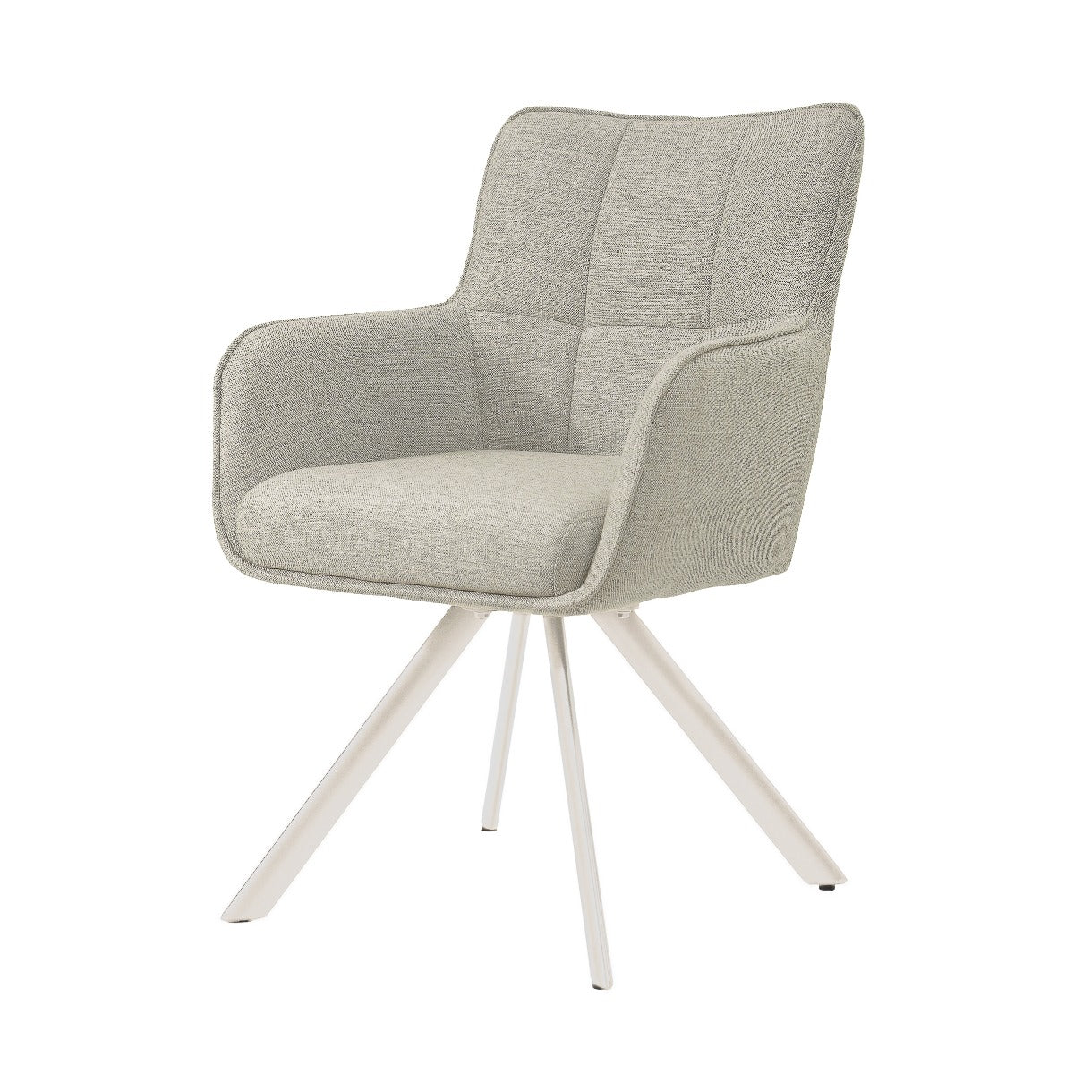 Eetkamerstoel Tori Sand Natural Set van 2 van Livingfurn
