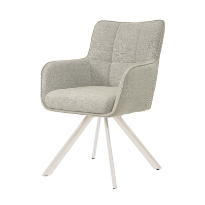 Eetkamerstoel Tori Sand Natural Set van 2 van Livingfurn