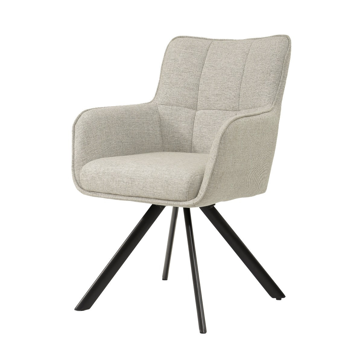 Eetkamerstoel Tori Sand Set van 2 van Livingfurn