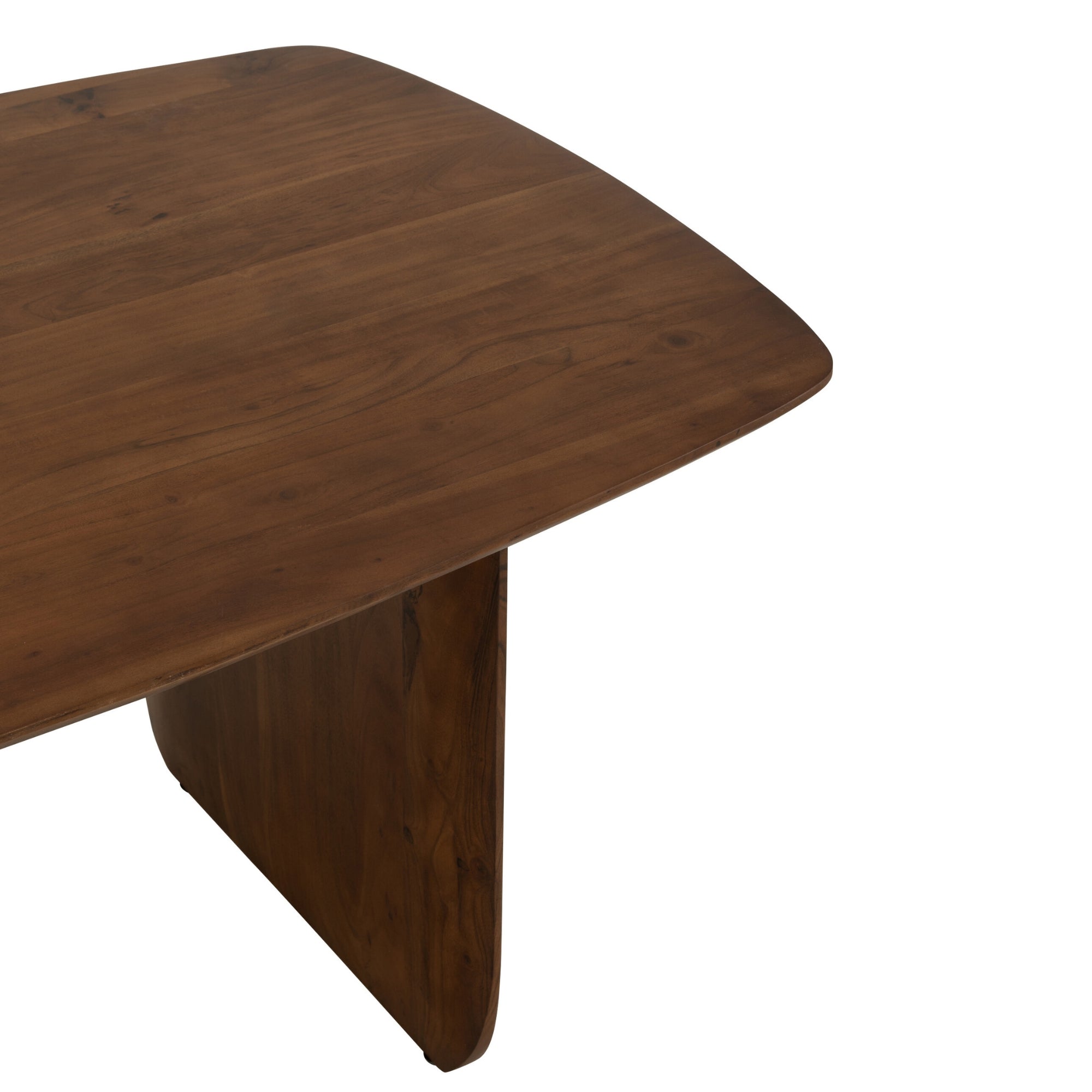 Eetkamertafel Acaciahout Bruin 190cm J-Line - Eetkamertafel - J-Line - livinglovely.nl